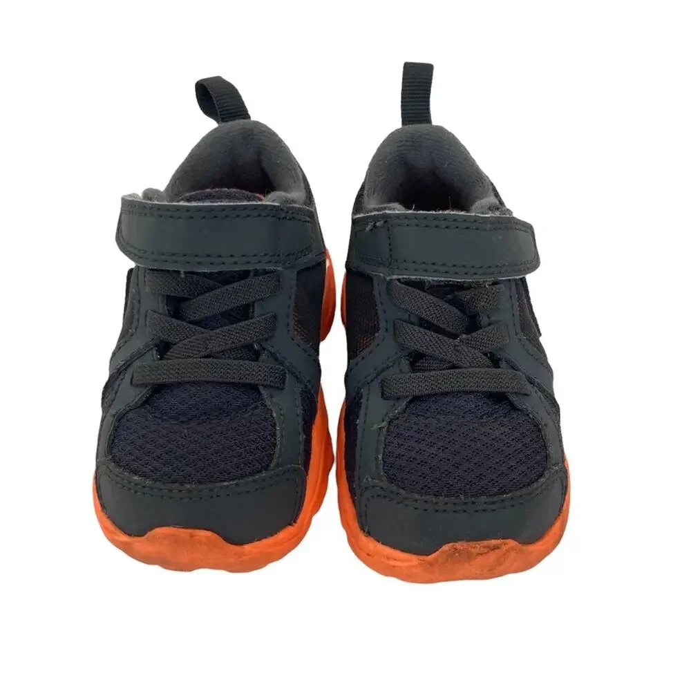 Nike Gray Black Orange Sneakers Sz 5C Style 525592-001
